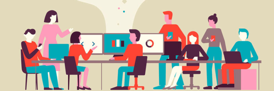 Auf einem Hackathon werden innerhalb kürzester Zeit kreative und unkonventionelle Ideen umgesetzt. Auf einem Hackathon werden innerhalb kürzester Zeit kreative und unkonventionelle Ideen umgesetzt.
