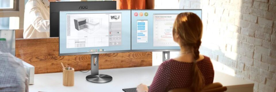 Der 27 Zoll große AOC U2790PQU bietet 4K-Auflösung und eine Pixeldichte von 163 ppi. Der 27 Zoll große AOC U2790PQU bietet 4K-Auflösung und eine Pixeldichte von 163 ppi.