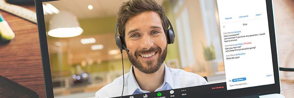 Zoom Video Conferencing verknüpft Live-Video mit den Audiokonferenzlösungen von Verizon. Zoom Video Conferencing verknüpft Live-Video mit den Audiokonferenzlösungen von Verizon.