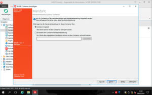 ACMP-Elemente, hier Container, nutzen Administratoren nun global oder je Mandant. ACMP-Elemente, hier Container, nutzen Administratoren nun global oder je Mandant.