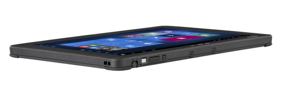 Das Stylistic Q509 ist mit verstärken Ecken ausgestattet, die es vor Stößen schützen sollen. Die Stiftgarage im Tablet kann den optionalen Wacom-Stift per Induktion laden. Das Stylistic Q509 ist mit verstärken Ecken ausgestattet, die es vor Stößen schützen sollen. Die Stiftgarage im Tablet kann den optionalen Wacom-Stift per Induktion laden.