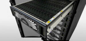 Erweiterbar: Cray Sonexion, ein modulares Storage-System auf der Basis des Dateisystems Lustre. Erweiterbar: Cray Sonexion, ein modulares Storage-System auf der Basis des Dateisystems Lustre.