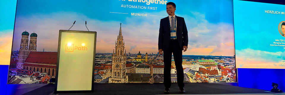 Walter Obermeier, Geschäftsführer der deutschen UiPath GmbH, fordert: „Ein Software-Robot für jeden!“ Walter Obermeier, Geschäftsführer der deutschen UiPath GmbH, fordert: „Ein Software-Robot für jeden!“