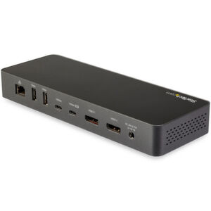 Der Thunderbolt 3-Dock (TB3) verfügt über fünf UBS-Ports soewie einen GbE-Port und Audiounterstützung. Der Thunderbolt 3-Dock (TB3) verfügt über fünf UBS-Ports soewie einen GbE-Port und Audiounterstützung.