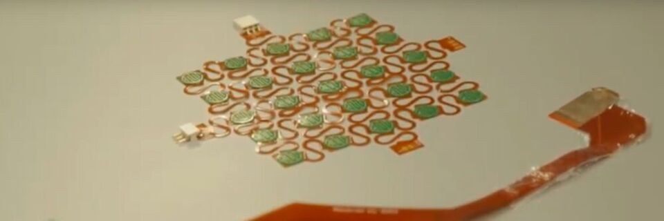 Ein Rekord für eine elektronische Haut: An der National University of Singapore wurde ein Sensorsystem entwickelt, das schneller als der menschliche Tastsinn reagiert. Ein Rekord für eine elektronische Haut: An der National University of Singapore wurde ein Sensorsystem entwickelt, das schneller als der menschliche Tastsinn reagiert.