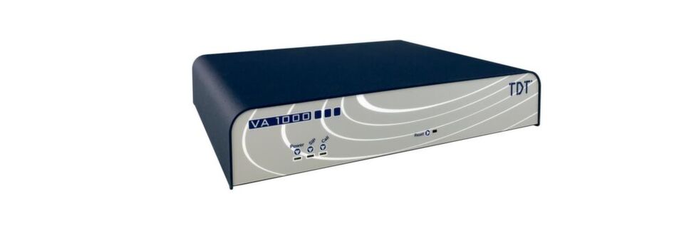 Die VA1000 ist die neue Telefonie-Lösung aus dem Haus TDT, das als Unternehmen voll umfänglich vom BSI zertifiziert ist. Die VA1000 ist die neue Telefonie-Lösung aus dem Haus TDT, das als Unternehmen voll umfänglich vom BSI zertifiziert ist.