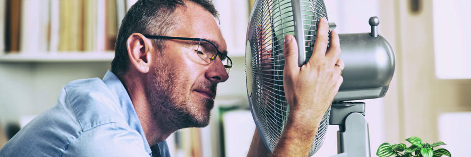Wenn die Temperaturen steigen, müssen Mitarbeiter kreativ werden. Wenn die Temperaturen steigen, müssen Mitarbeiter kreativ werden.