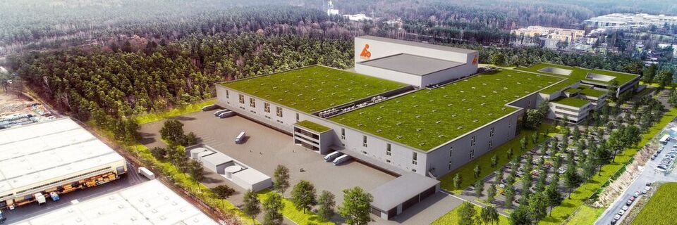 LogisticCity wird rund 100.000 m² an Nutzfläche umfassen – das entspricht 13 Fußballfelder. LogisticCity wird rund 100.000 m² an Nutzfläche umfassen – das entspricht 13 Fußballfelder.