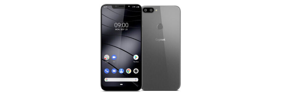 Das Gigaset GS195 hat ein 6,18 Zoll großes Display mit Notch. Das Gigaset GS195 hat ein 6,18 Zoll großes Display mit Notch.