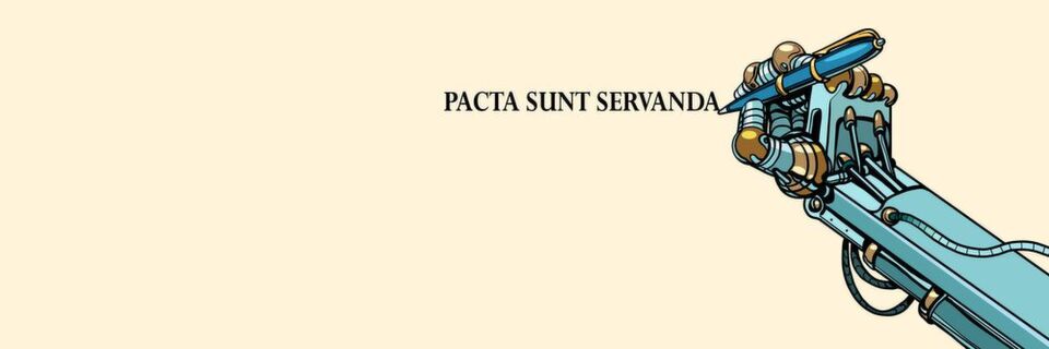 „Pacta sunt servanda“ (Verträge sind einzuhalten), auch wenn sie elektronisch zustande kamen. „Pacta sunt servanda“ (Verträge sind einzuhalten), auch wenn sie elektronisch zustande kamen.