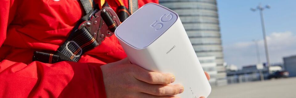 Der 5G-GigaCube ist der erste 5G-Router in Deutschland. Der 5G-GigaCube ist der erste 5G-Router in Deutschland.