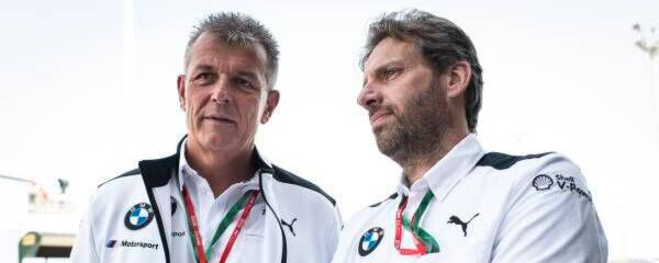 Dr. Markus Schramm (links, Leiter BMW Motorrad) und Marc Bongers (rechts, BMW Motorrad Motorsport Direktor) freuen sich auf spannende Langstreckenrennen mit dem BMW Motorrad World Endurance Team. Dr. Markus Schramm (links, Leiter BMW Motorrad) und Marc Bongers (rechts, BMW Motorrad Motorsport Direktor) freuen sich auf spannende Langstreckenrennen mit dem BMW Motorrad World Endurance Team.