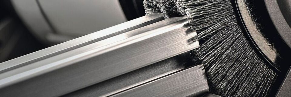 Rund- und Einzelscheibenbürsten lassen sich sowohl für das manuelle als auch für das maschinelle und vollautomatisierte Entgraten einsetzen. Rund- und Einzelscheibenbürsten lassen sich sowohl für das manuelle als auch für das maschinelle und vollautomatisierte Entgraten einsetzen.