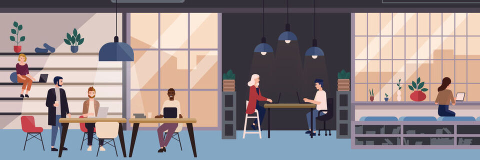 Bei der Gestaltung des Arbeitsplatzes der Zukunft muss sowohl auf technologische als auch auf gesellschaftliche Veränderungen eingegangen werden. Bei der Gestaltung des Arbeitsplatzes der Zukunft muss sowohl auf technologische als auch auf gesellschaftliche Veränderungen eingegangen werden.