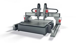 Bei dieser Flachbildlasermaschine wurden vier Servogetriebe vom Typ P7.G von SEW-Eurodrive verbaut. Bei dieser Flachbildlasermaschine wurden vier Servogetriebe vom Typ P7.G von SEW-Eurodrive verbaut.