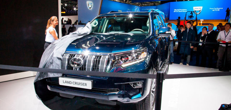 2017 hat Toyota auf der IAA noch den Land Cruiser enthüllt. Mit den Japanern fehlt einer der größten Hersteller weltweit dieses Jahr auf der Messe. 2017 hat Toyota auf der IAA noch den Land Cruiser enthüllt. Mit den Japanern fehlt einer der größten Hersteller weltweit dieses Jahr auf der Messe.