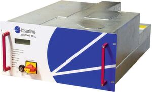 With the LDM 500-60 blue Laserline offers a high-power diode laser with 450 nm wavelength - i.e. radiating in the blue spectrum. This makes the system ideal for reliable welding of non-ferrous metals, especially when thin sheets are handled. With the LDM 500-60 blue Laserline offers a high-power diode laser with 450 nm wavelength - i.e. radiating in the blue spectrum. This makes the system ideal for reliable welding of non-ferrous metals, especially when thin sheets are handled.