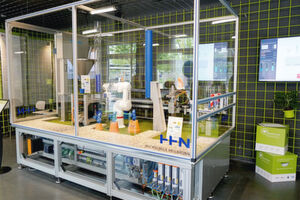 Auf der diesjährigen Bundesgartenschau in Heilbronn kommt Dosiertechnik von Optima zum Einsatz. Im Projekt „Smart Production“ haben Studierende der Hochschule Heilbronn eine automatisierte Bepflanzungsanlage entwickelt. Diese stellt individualisierte Blumentöpfe für die Besucher her. Auf der diesjährigen Bundesgartenschau in Heilbronn kommt Dosiertechnik von Optima zum Einsatz. Im Projekt „Smart Production“ haben Studierende der Hochschule Heilbronn eine automatisierte Bepflanzungsanlage entwickelt. Diese stellt individualisierte Blumentöpfe für die Besucher her.
