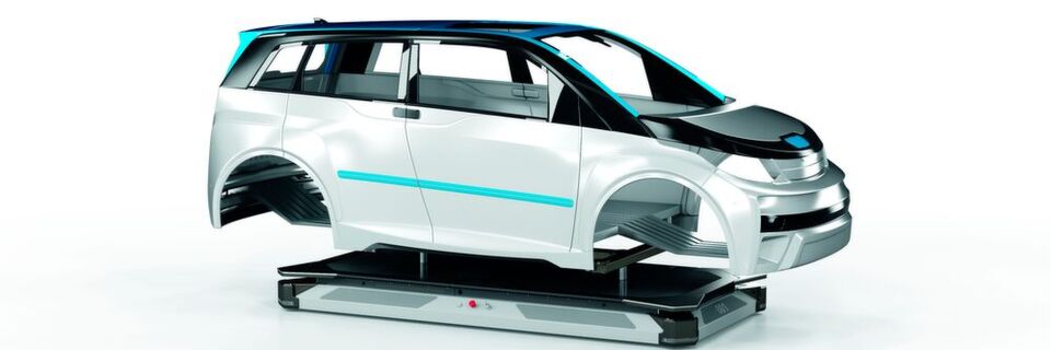 Eco-Pro-Fleet von Dürr ist das erste speziell für Lackieranlagen entwickelte fahrerlose Transportfahrzeug. Eco-Pro-Fleet von Dürr ist das erste speziell für Lackieranlagen entwickelte fahrerlose Transportfahrzeug.