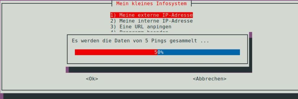 Whiptail ermöglicht es, einfache Dialogboxen zu erstellen. Whiptail ermöglicht es, einfache Dialogboxen zu erstellen.