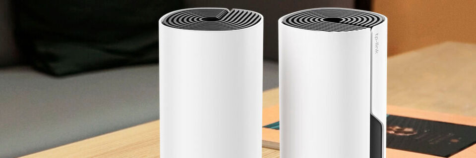 Dekorativ fügen sich die Mesh-Boxen von TP-Link ins Wohnambiente ein. Die „Deco“-Familien gibt es in unterschiedlichen technischen Varianten. Dekorativ fügen sich die Mesh-Boxen von TP-Link ins Wohnambiente ein. Die „Deco“-Familien gibt es in unterschiedlichen technischen Varianten.