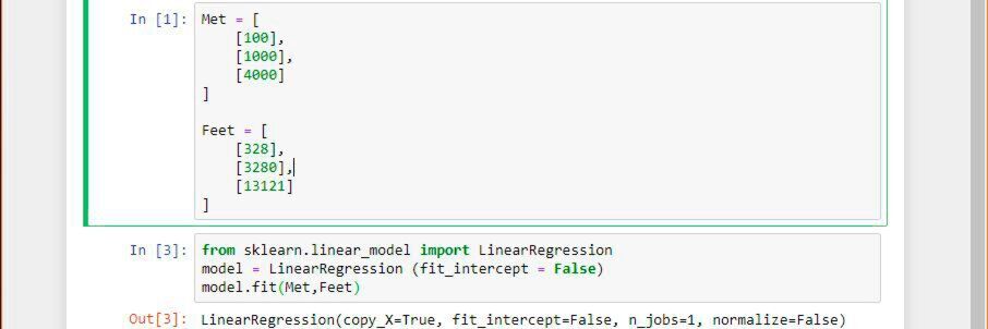 Definition eines einfachen ML-Modells. Definition eines einfachen ML-Modells.