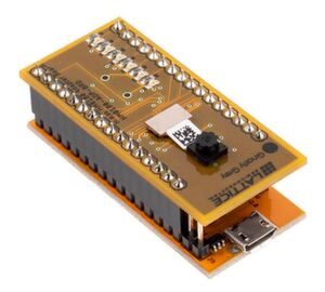 Auf dem Himax HM01B0 UPduino Shield läuft die KI-Anwendung von Lattice zur Erkennung von Personen. Auf dem Himax HM01B0 UPduino Shield läuft die KI-Anwendung von Lattice zur Erkennung von Personen.