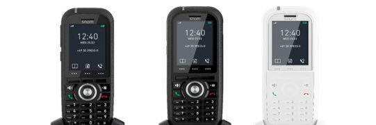Die neuen Handsets der M-Serie von Snom sind ab sofort verfügbar. Die neuen Handsets der M-Serie von Snom sind ab sofort verfügbar.