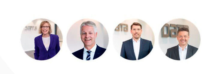 Die Geschäftsführung von NTT Data: Ilka Friese, Swen Rehders, Dieter Loewe und Ralf Malter Die Geschäftsführung von NTT Data: Ilka Friese, Swen Rehders, Dieter Loewe und Ralf Malter