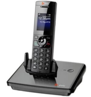 Das IP-Telefon VVX D230 von Poly ist kabellos und eignet sich daher gut für den mobilen Einsatz. Das IP-Telefon VVX D230 von Poly ist kabellos und eignet sich daher gut für den mobilen Einsatz.