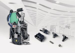 Drei Bestückmodi: Der Bestückkopf SIPLACE MultiStar variiert softwarebasiert je nach Bauteilanforderung die drei Modi Collect & Place, Pick & Place und ein Mixed Mode. So kann er ein riesiges Bauteilspektrum verarbeiten – von 01005 bis 50 x 40 x 15,5 mm. Drei Bestückmodi: Der Bestückkopf SIPLACE MultiStar variiert softwarebasiert je nach Bauteilanforderung die drei Modi Collect & Place, Pick & Place und ein Mixed Mode. So kann er ein riesiges Bauteilspektrum verarbeiten – von 01005 bis 50 x 40 x 15,5 mm.