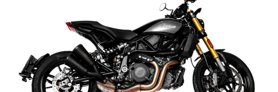 Der neue Remus Vertical an der Indian FTR 1200/S. Der neue Remus Vertical an der Indian FTR 1200/S.