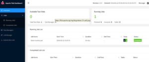 Die überarbeitete WebUI in v1.9 zeigt übersichtlich auch die anstehenden Tasks an. Die überarbeitete WebUI in v1.9 zeigt übersichtlich auch die anstehenden Tasks an.