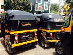 Die „letzte Meile“ wird in Indien immer häufiger elektrisch zurückgelegt. Schätzungen zufolge nutzen täglich 60 Millionen Menschen die mindestens 1,5 Millionen bunten Elektro-Taxis. Die „letzte Meile“ wird in Indien immer häufiger elektrisch zurückgelegt. Schätzungen zufolge nutzen täglich 60 Millionen Menschen die mindestens 1,5 Millionen bunten Elektro-Taxis.