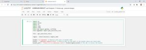 Bild 5: In Jupyter-Notebooks darf man nicht vergessen, die nebenstehende Zelle anschließend auch auszuführen (Run). Bild 5: In Jupyter-Notebooks darf man nicht vergessen, die nebenstehende Zelle anschließend auch auszuführen (Run).