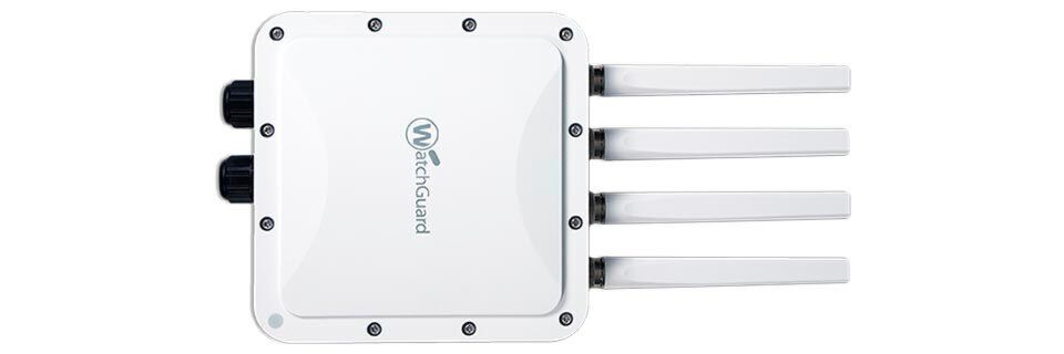 Der WatchGuard AP327X bietet vier N-Anschlüsse für den Einsatz gerichteter oder omnidirektionaler Antennen. Der WatchGuard AP327X bietet vier N-Anschlüsse für den Einsatz gerichteter oder omnidirektionaler Antennen.
