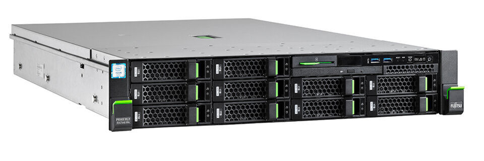 Die x86-Server der Fujitsu PRIMERGY RX2540 dienen als Kernelemente der PRIMEFLEX for Azure Stack HCI. Die x86-Server der Fujitsu PRIMERGY RX2540 dienen als Kernelemente der PRIMEFLEX for Azure Stack HCI.