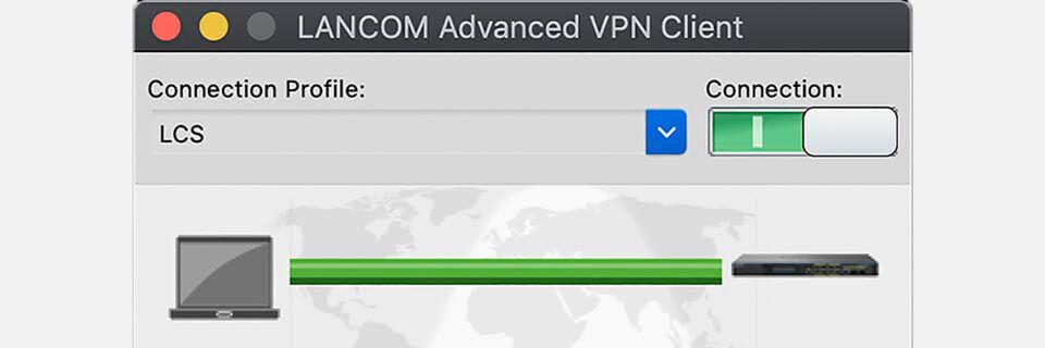 Mit dem Lancom Advanced VPN Client können sich mobile Mitarbeiter jederzeit über einen verschlüsselten Zugang in das Firmennetzwerk einwählen. Mit dem Lancom Advanced VPN Client können sich mobile Mitarbeiter jederzeit über einen verschlüsselten Zugang in das Firmennetzwerk einwählen.
