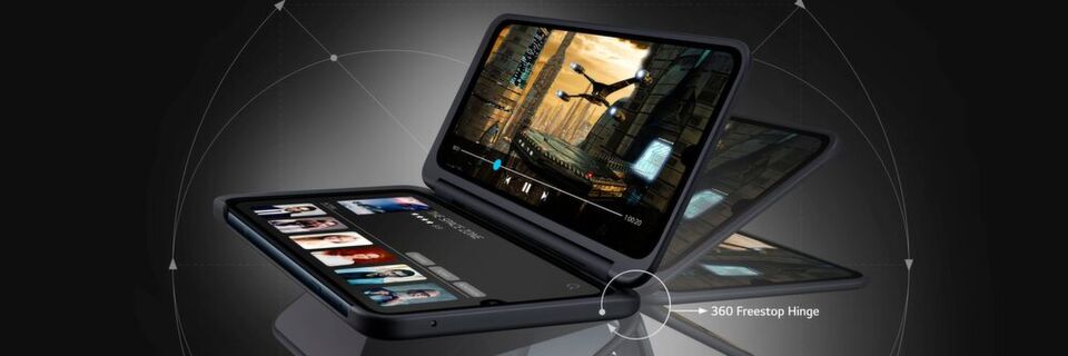 Ein Dual-Screen-Display statt einem faltbaren Display eröffnet andere Nutzungsmöglichkeiten. Ein Dual-Screen-Display statt einem faltbaren Display eröffnet andere Nutzungsmöglichkeiten.