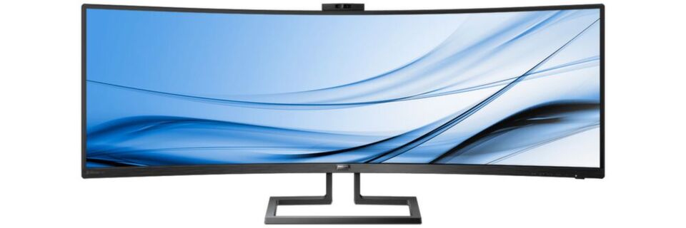 Der Philips 439P9H ersetzt mit seinem 43-Zoll-Panel und doppelter WUXGA-Auflösung zwei 21-Zöller auf dem Schreibtisch. Der Philips 439P9H ersetzt mit seinem 43-Zoll-Panel und doppelter WUXGA-Auflösung zwei 21-Zöller auf dem Schreibtisch.