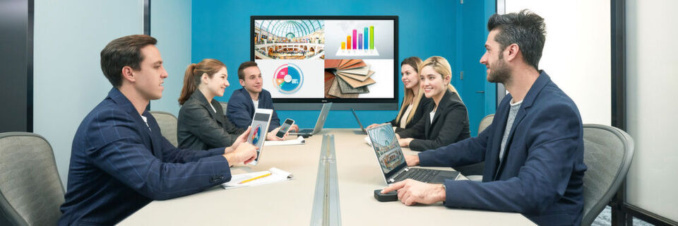 Das drahtlose Präsentationssystem Instashow WDC20 unterstützt nun eine Splitscreen-Darstellung und Mobilgeräte. Das drahtlose Präsentationssystem Instashow WDC20 unterstützt nun eine Splitscreen-Darstellung und Mobilgeräte.