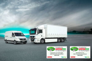 Der MAN eTGM konnte die Jury in der Rubrik „Elektrifizierter Lkw“ und der MAN eTGE in der Klasse der „Transporter und Lieferwagen“ überzeugen. Der MAN eTGM konnte die Jury in der Rubrik „Elektrifizierter Lkw“ und der MAN eTGE in der Klasse der „Transporter und Lieferwagen“ überzeugen.