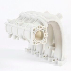 Featured here is an air intake manifold made with Sinterline Technyl PA6 powders. Sinterline Technyl powders, the first polyamide 6 (PA6) powder range designed for SLS, yield the mechanical and thermal performance required to make 3D parts printing for functional prototyping and low-to-medium volume production. Featured here is an air intake manifold made with Sinterline Technyl PA6 powders. Sinterline Technyl powders, the first polyamide 6 (PA6) powder range designed for SLS, yield the mechanical and thermal performance required to make 3D parts printing for functional prototyping and low-to-medium volume production.