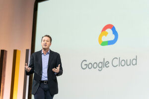 Chris Ciauri, President EMEA Google Cloud, eröffnete Googles größte Kundenkonferenz auf europäischem Boden. Chris Ciauri, President EMEA Google Cloud, eröffnete Googles größte Kundenkonferenz auf europäischem Boden.
