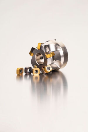 Dormer Pramet’s double-sided SNGX11 inserts and SSN11 cutter supports high feed milling up to 1.7 mm depths of cut. Dormer Pramet’s double-sided SNGX11 inserts and SSN11 cutter supports high feed milling up to 1.7 mm depths of cut.