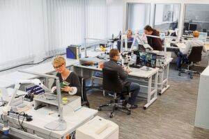 Die modernisierten Produktionsräume bei Spectrum in Großhansdorf nahe Hamburg. Die modernisierten Produktionsräume bei Spectrum in Großhansdorf nahe Hamburg.