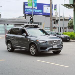 Autonom fahrendes Auto von Uber: Komplexe Algorithmen sind erforderlich. Autonom fahrendes Auto von Uber: Komplexe Algorithmen sind erforderlich.