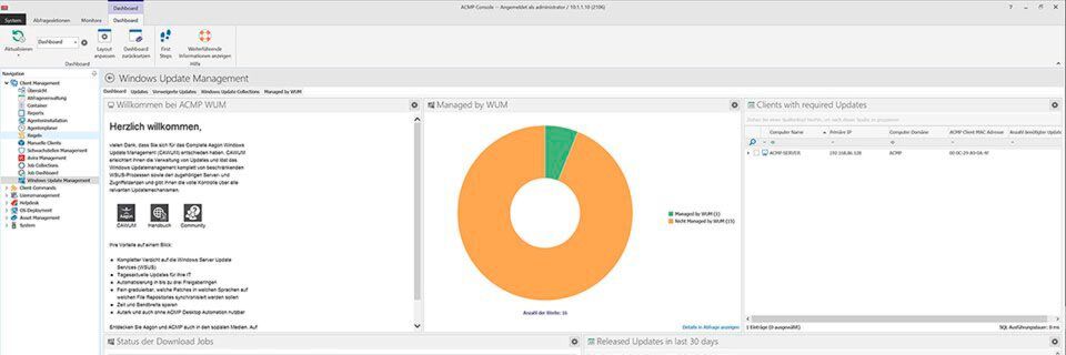 ACMP CAWUM soll Windows-Updates effizienter und bedienerfreundlicher managen können als WSUS. ACMP CAWUM soll Windows-Updates effizienter und bedienerfreundlicher managen können als WSUS.