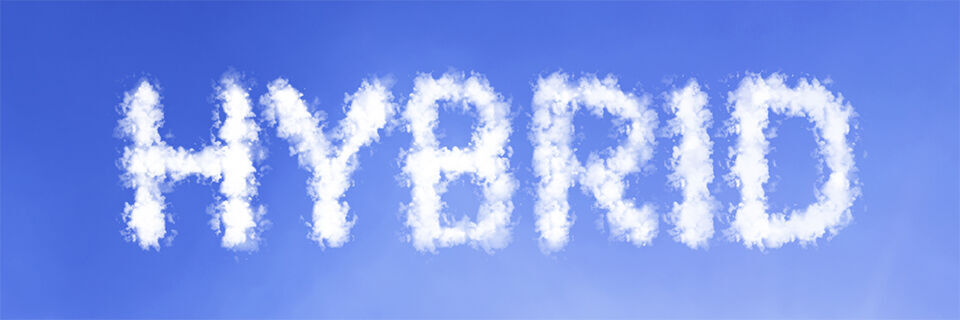 Hybride Netzwerke aus Cloud-Diensten und lokalen Infrastrukturen kombinieren das beste aus beiden Welten. Hybride Netzwerke aus Cloud-Diensten und lokalen Infrastrukturen kombinieren das beste aus beiden Welten.