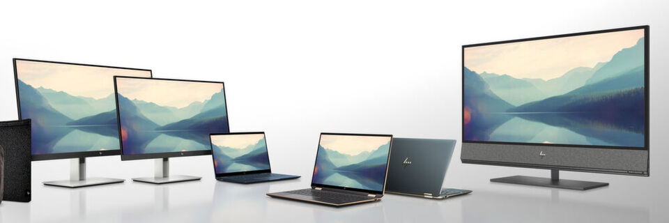 Die Riege der CES-Neuheiten von HP reicht von Docking-Monitoren über die Notebooks Elite Dragonfly und Spectre x360 15 bis hin zum All-in-One-PC Envy 32. Die Riege der CES-Neuheiten von HP reicht von Docking-Monitoren über die Notebooks Elite Dragonfly und Spectre x360 15 bis hin zum All-in-One-PC Envy 32.